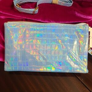 💋💋Caroline Hill Custom Collection Crossbody NWT Halogram Ocean Blue